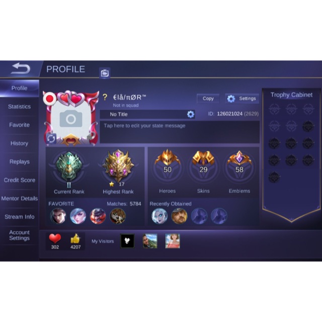 How to customize your profile page in Mobile Legends