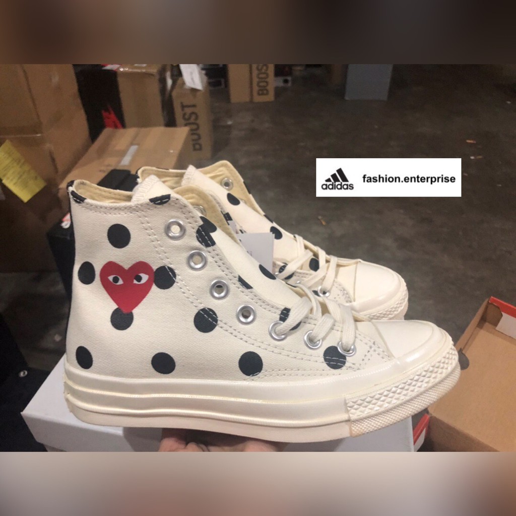 Cdg converse polka dot on clearance feet