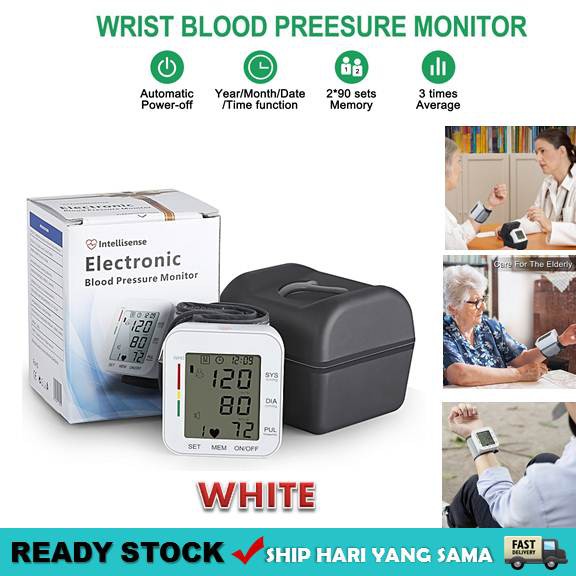 BORONG! INTELLISENSE Wrist Blood Pressure Monitor/ Bacaan Tekanan Darah