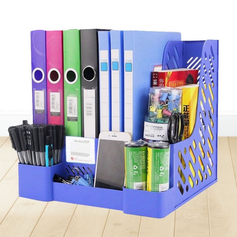 Rack File Office/ Rak Buku/ Supplies Stationery A4 File Data Sorting Rack/Storage Rack Shopee