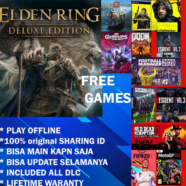 Elden RING ELDEN RING ELDENRING Deluxe Edition PC ALL DLC ORIGINAL GAME ...