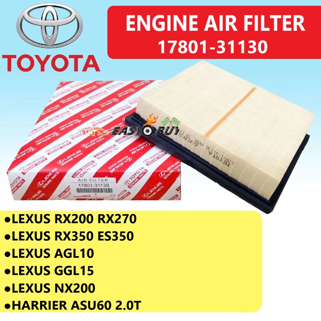 ORIGINAL Toyota Engine Air Filter Toyota Harrier ASU60 2.0T Lexus RX200 RX270 RX350 NX200