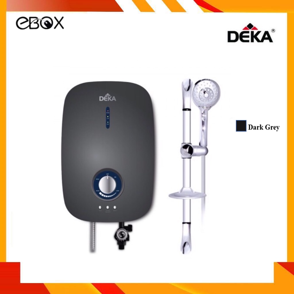 Deka Water Heater E300 No Pump ( Dark Grey ) | Shopee Malaysia