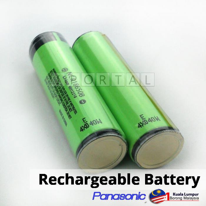 Panasonic NCR18650B 3400mAh 18650 Rechargeable Battery | Shopee Malaysia