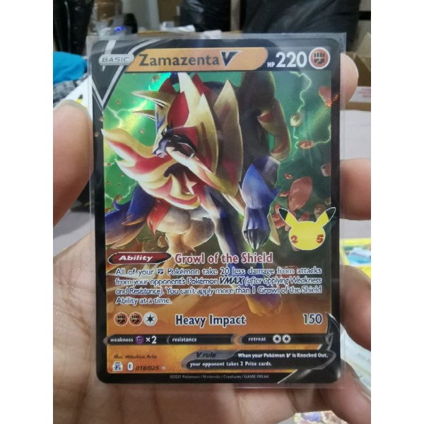 Zamazenta V - Celebrations Pokémon card 018/025