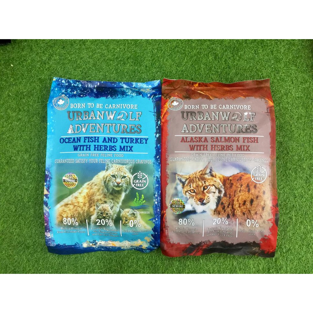 urban wolf grain free cat food high quality and ready stock 5 kg