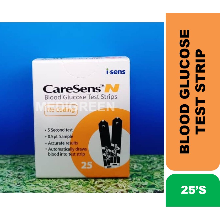 CareSens N Blood Glucose Test Strips 25s (EXP: 01/26) | Shopee Malaysia