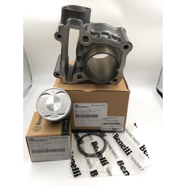 100% ORIGINAL BENELLI RFS150 CYLINDER BLOCK FULL SET ASSY RFS 150 ...