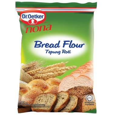 [Ready Stock] Dr. Oetker Nona Bread Flour / Tepung Roti 900g Halal 高筋面粉 ...