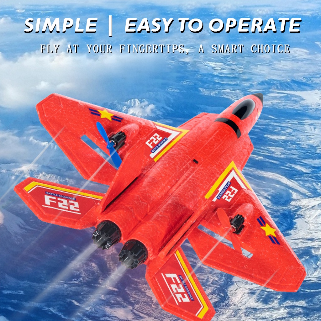 MAINAN KAPAL TERBANG Remote Control RC Plane Airplane Throwing Foam