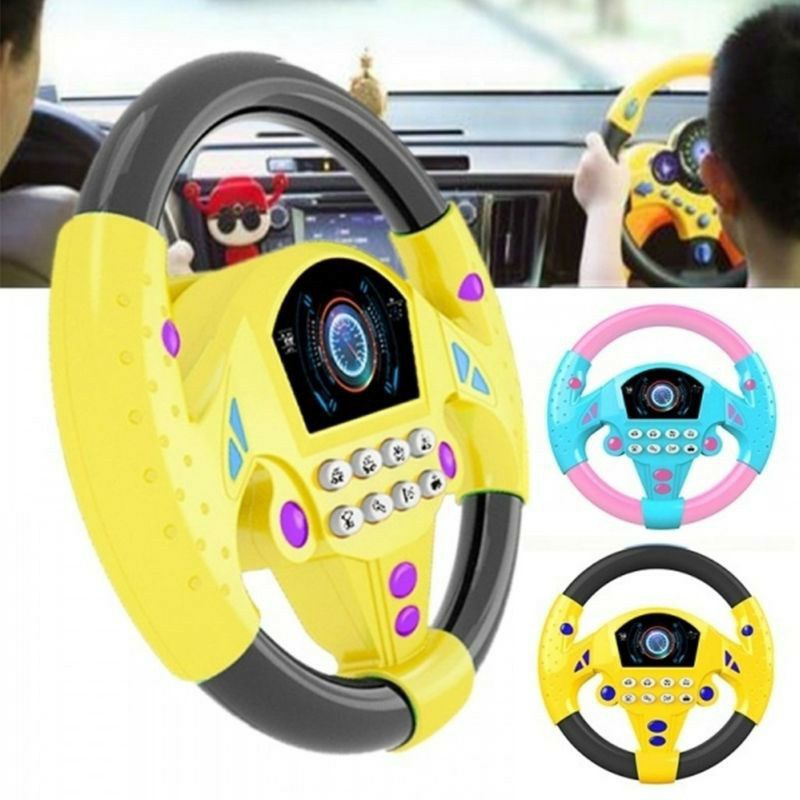 Back seat steering wheel toy sales