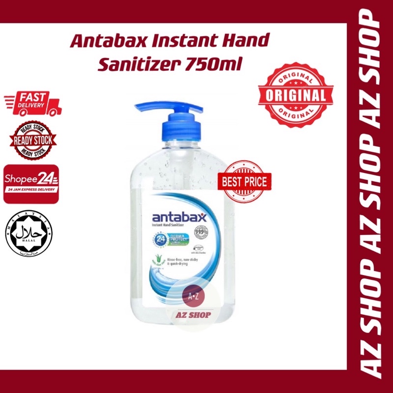 Antabax Instant Hand Sanitizer 750ml 100% Original 🔥Ready Stock 🔥 消毒洗手液 ...