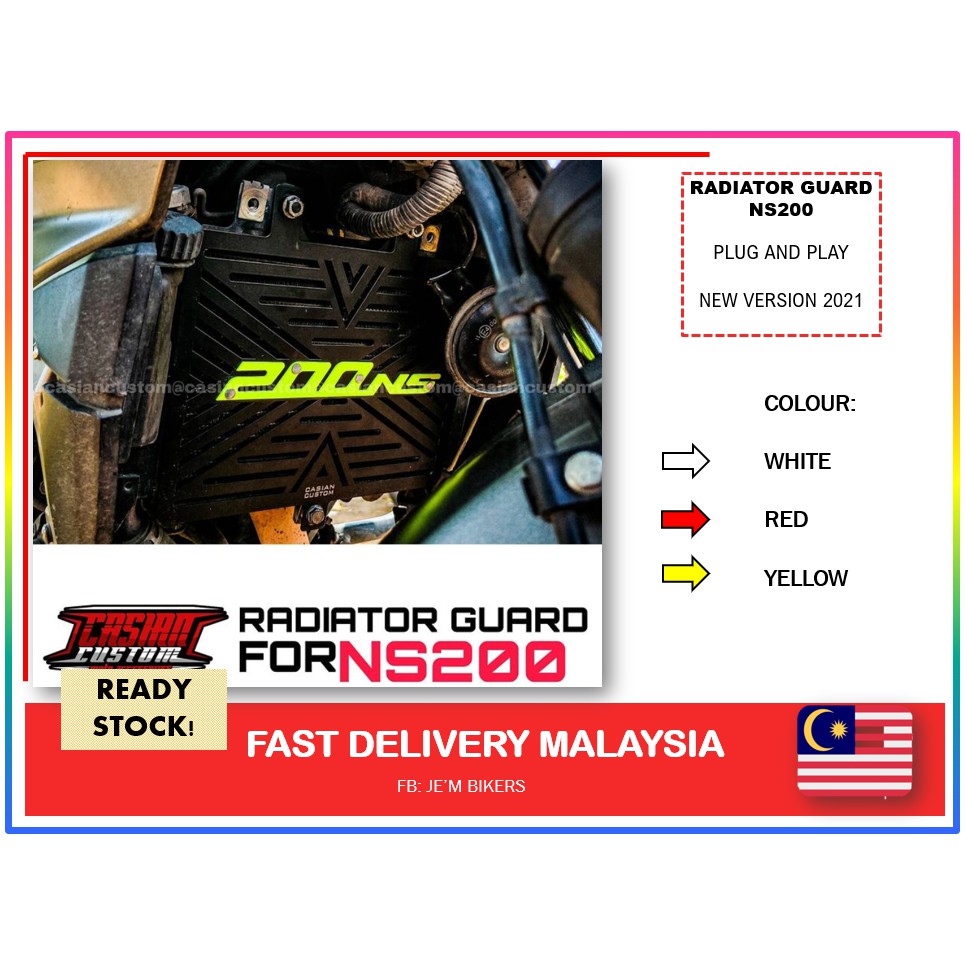RADIATOR GRILL PULSAR NS200 Shopee Malaysia