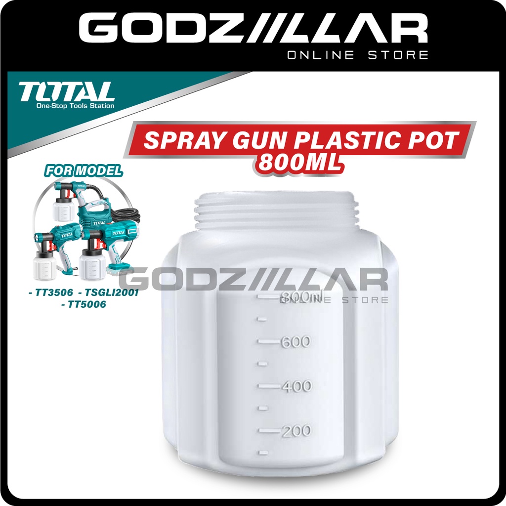 Total Spray Gun Plastic Pot 800ml TT3506SP32 Shopee Malaysia