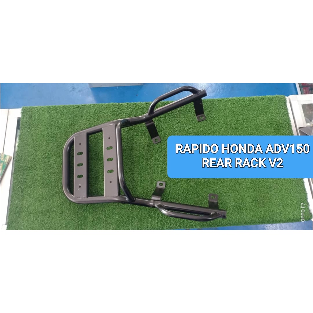 RAPIDO HONDA ADV150 REAR RACK V2/RACK BOX BELAKANG HEAVY DUTY 100% ...
