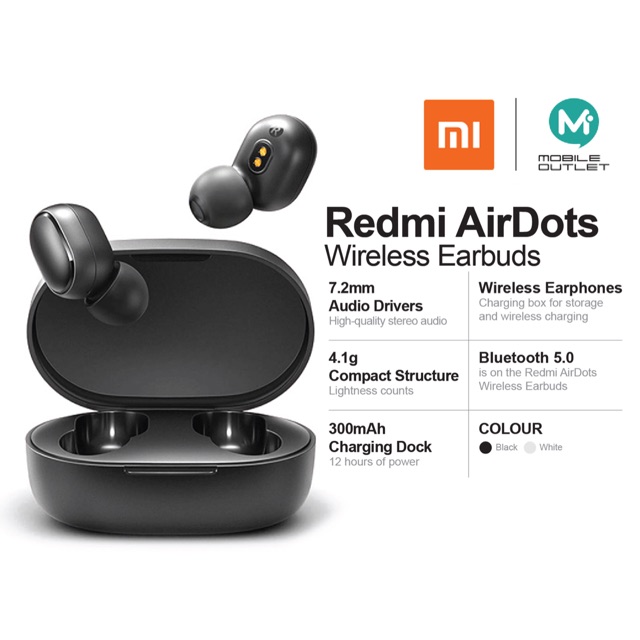 Mi TRUE WIRELESS EARBUD BASIC Redmi Airdots 1Year Warranty By