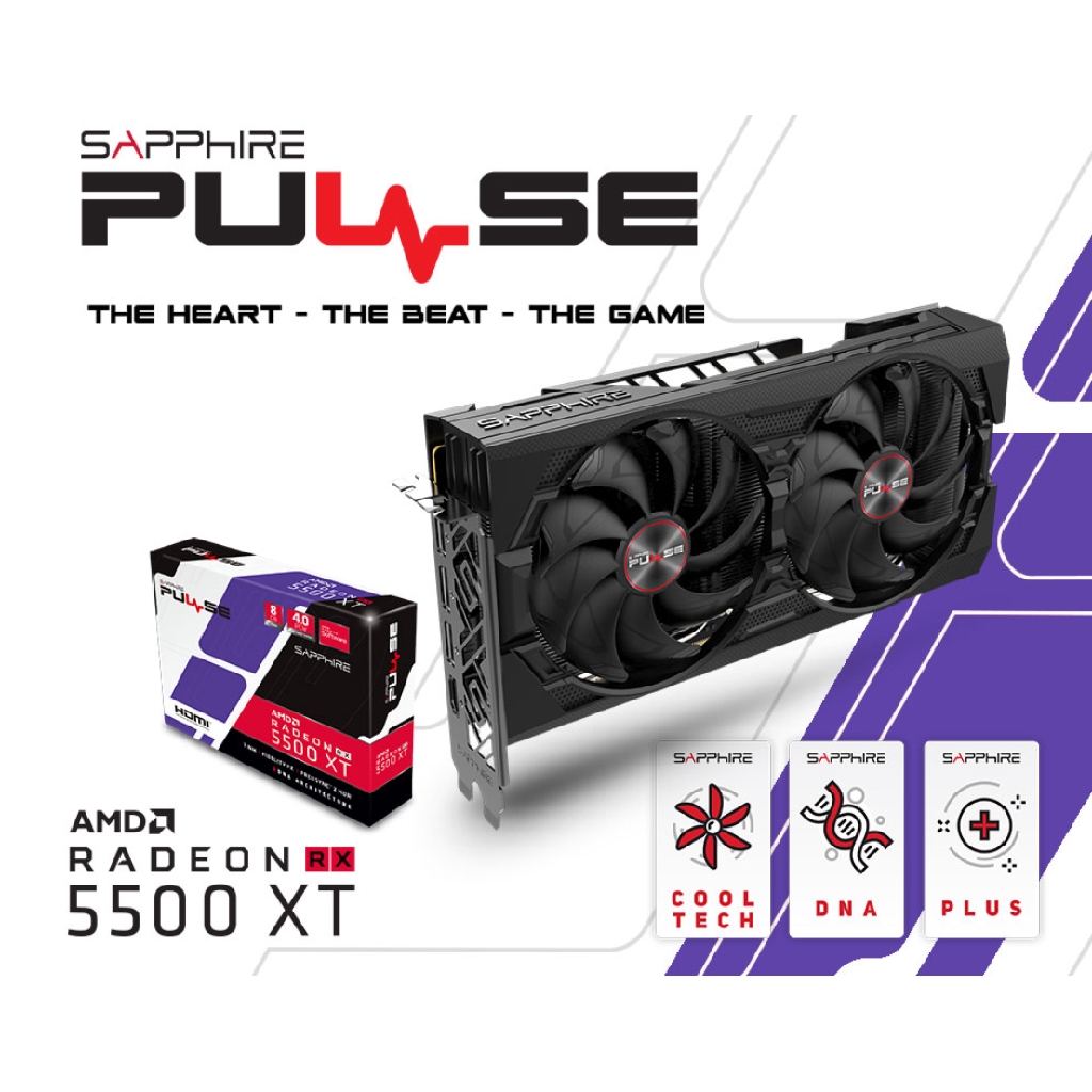 Sapphire pulse radeon discount rx 5500 xt sf