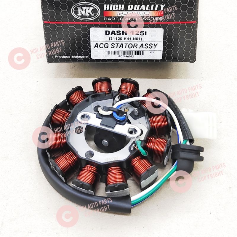 Acg Stator Coil Assy Honda Dash I K N Nk Shopee Malaysia