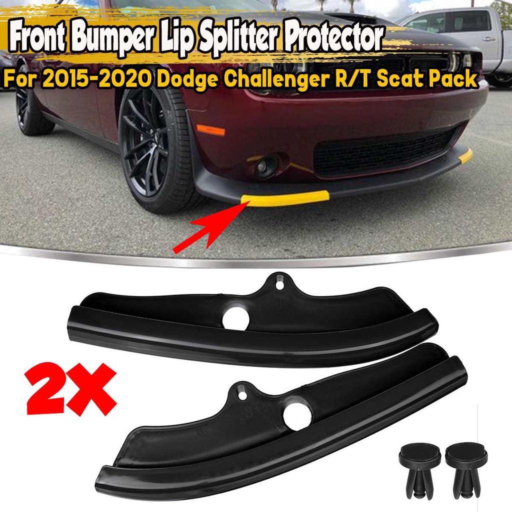 New 2x Car Front Bumper Lip Protector Splitter Body Kit Spoiler Guard