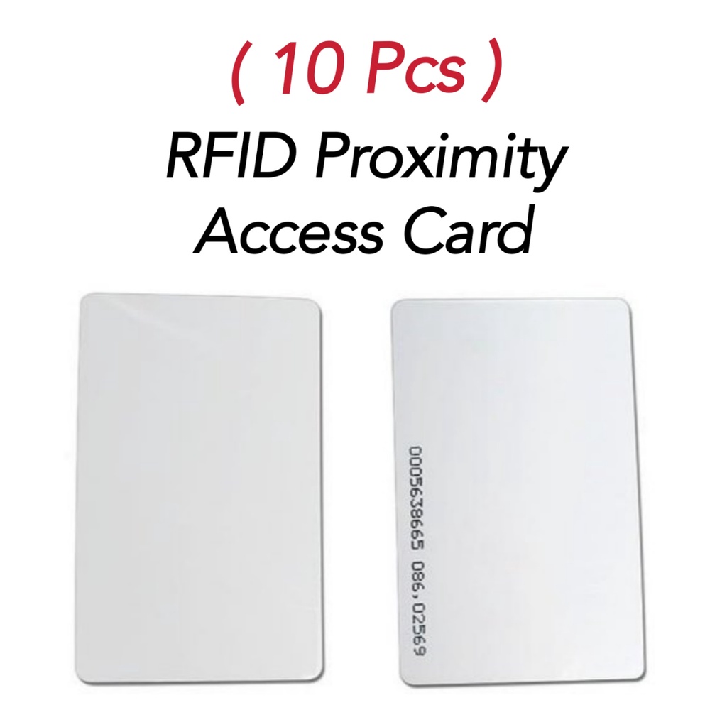 Door Access RFID Proximity Card Key (10 Pcs) | Shopee Malaysia