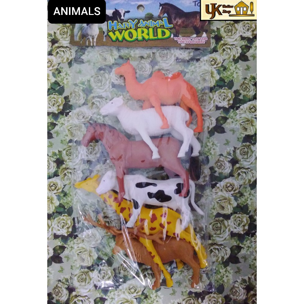 HAPPY ANIMAL WORLD Animal toys dinosaurs Shopee Malaysia