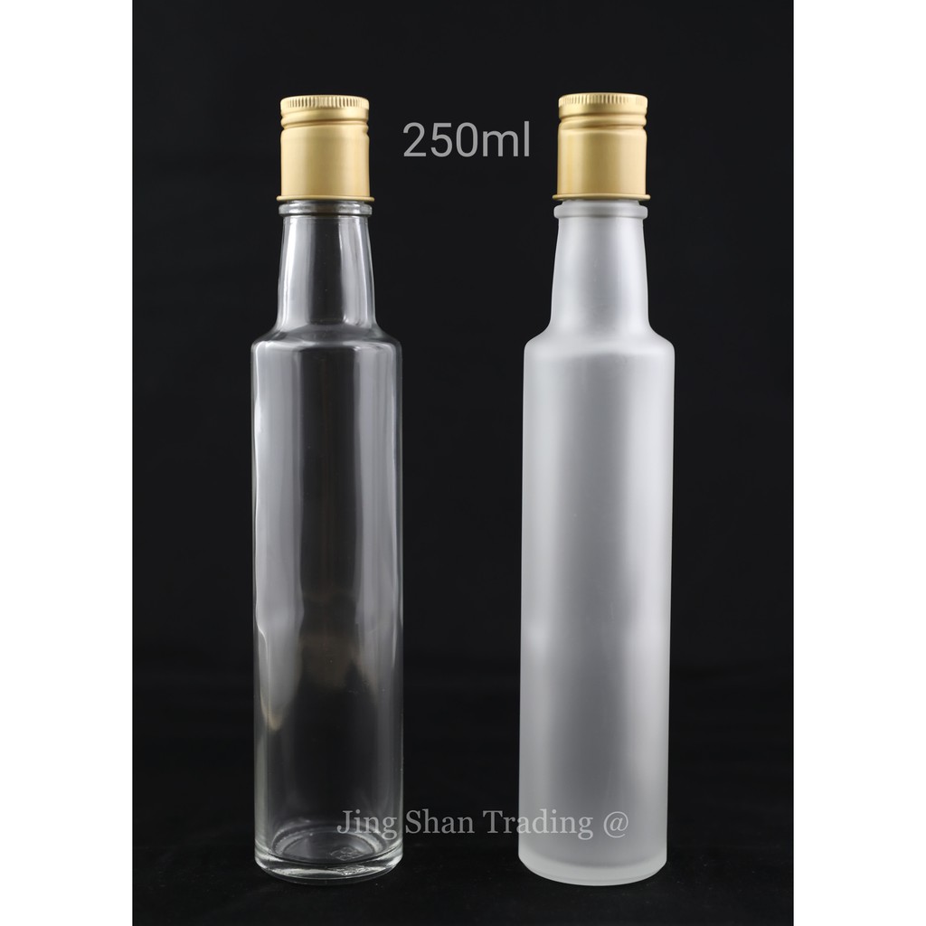 [24pcs] 250ml Round Glass bottle honey /kelulut / botol kaca madu ...