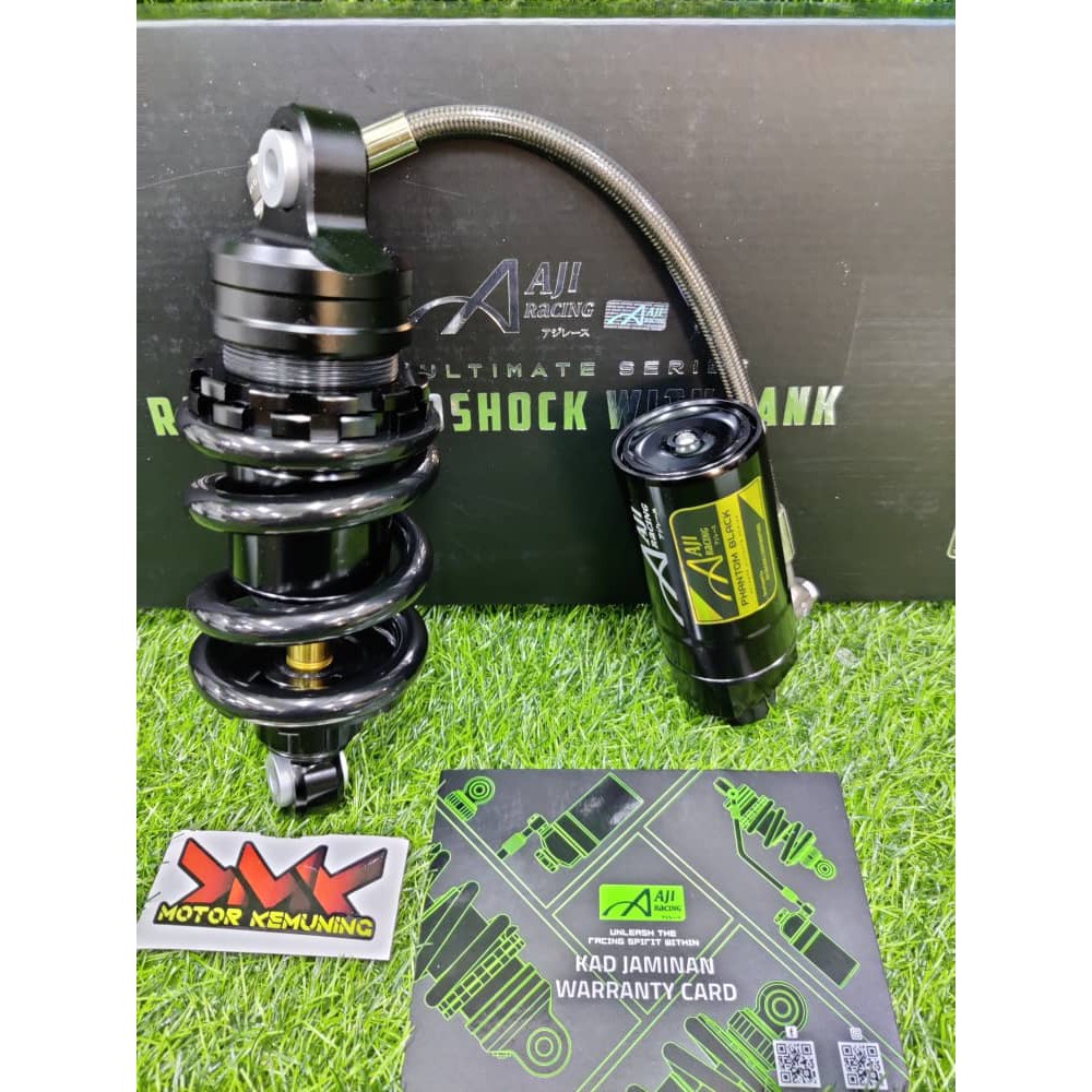Aji racing monoshock with tank Y15/LC yellow/purple 205mm 135LC Y16 ...
