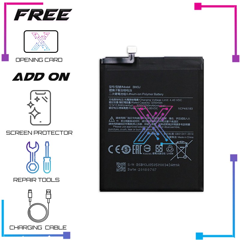 Battery BM3J Compatible For Mi 8 Lite (3350 mAh) | Shopee Malaysia