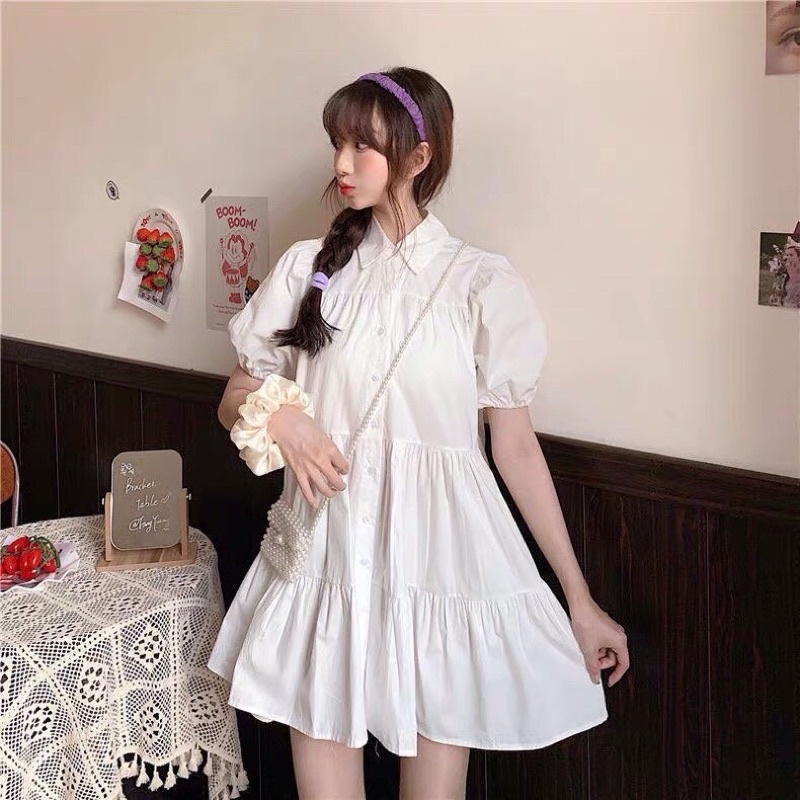 LOOK 1059 BABY DOLL SHIRT DRESS