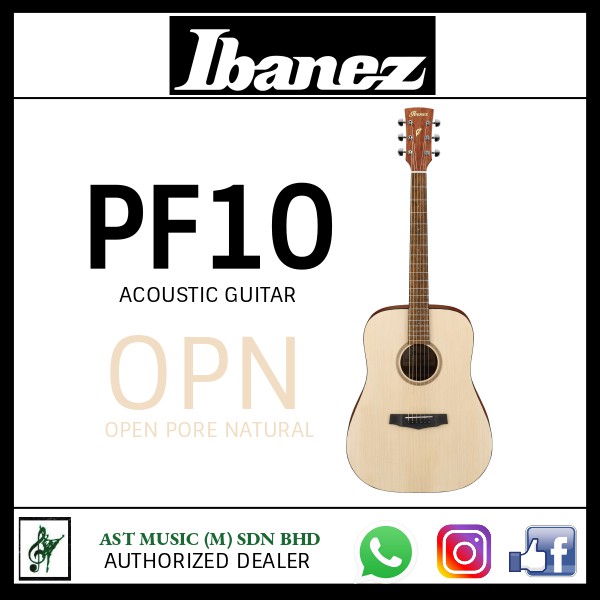 Ibanez PF10 Acoustic Guitar Shopee Malaysia