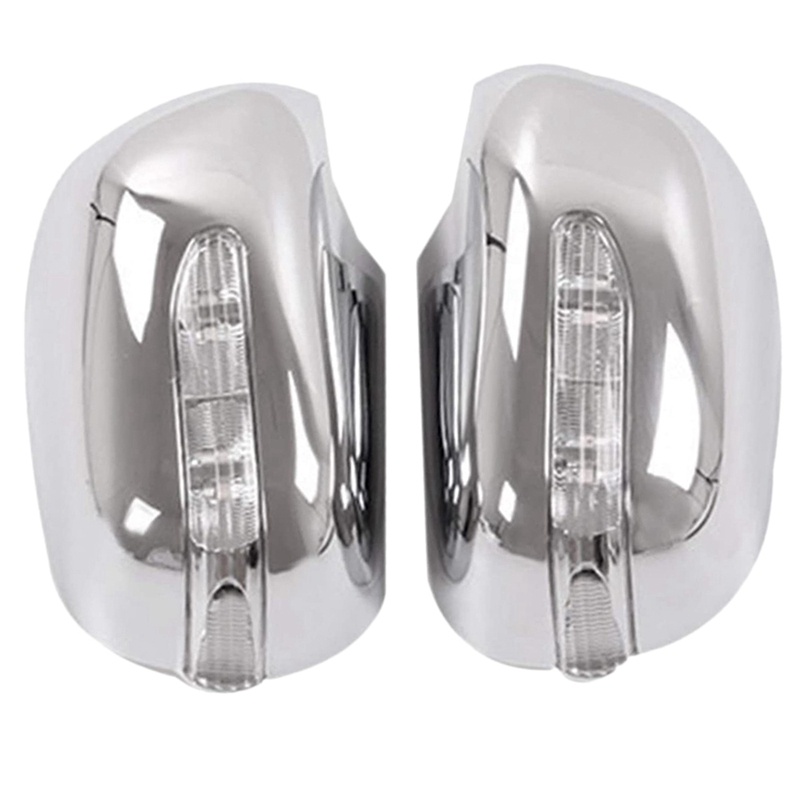 Car Reversing Mirror Cover LED Rearview Mirror with Light Side Mirror ...
