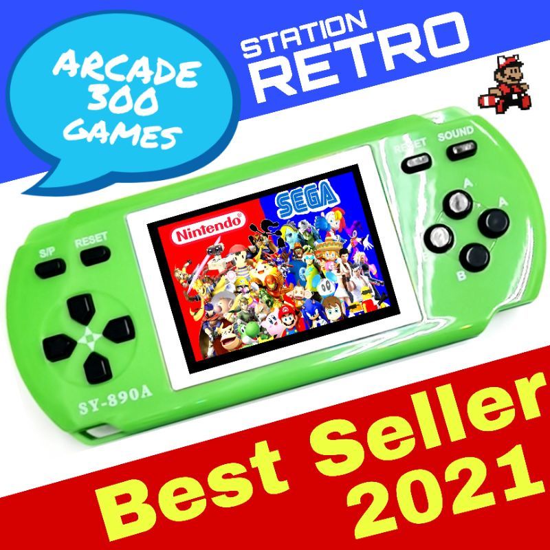 Retro station pocket system store 300 in 1