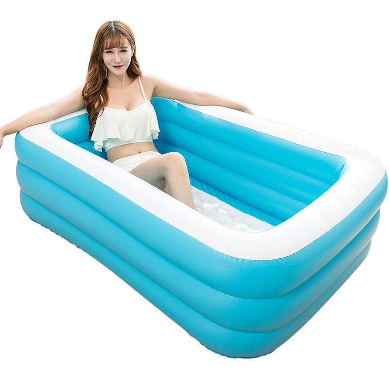 Baby shower Inflatable bathtub bath bucket system folding barrel bath