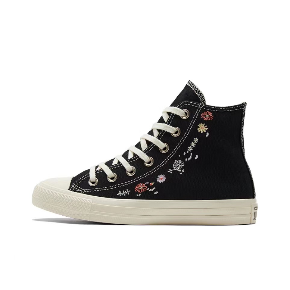 (WMNS) Converse Chuck Taylor All Star Lift Platform 'Embroidered Floral - Egret' A01586C US 6½