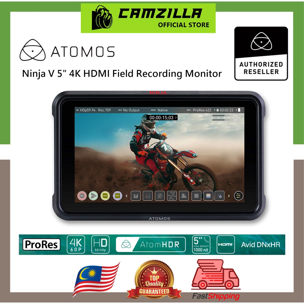 Atomos Ninja V+ 5 Touchscreen Recording Monitor