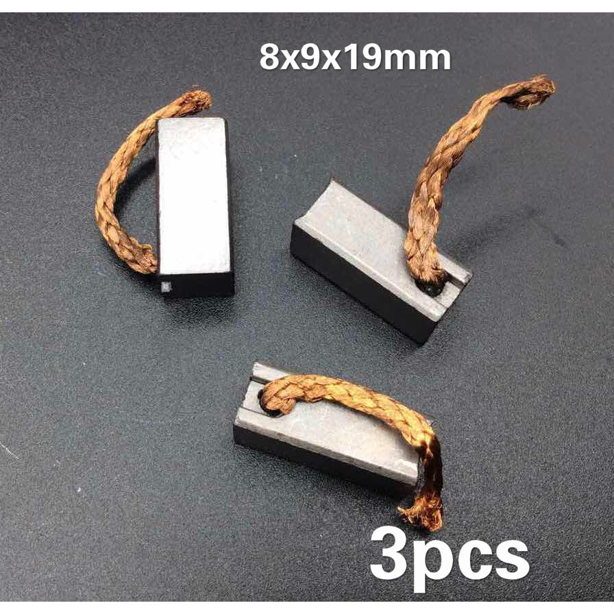 3pcs Carbon Brush For Vehicle Automobile Car Truck Heater Blower Fan