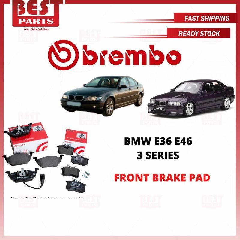 SERIE PASTIGLIE FRENO ANTERIORI BMW SERIE 3 E36 E46 Z3 E36 Z4 E85 BREMBO P06024