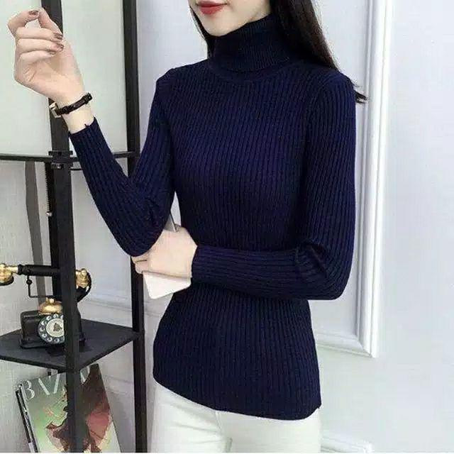 Inner Knitting Aisha Hijab Underwear Turtleneck Knit Cuff | Shopee Malaysia