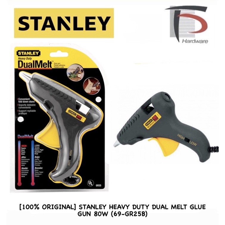 STANLEY Glue Gun, Dual Melt, High/Low Temperature (GR25-2)
