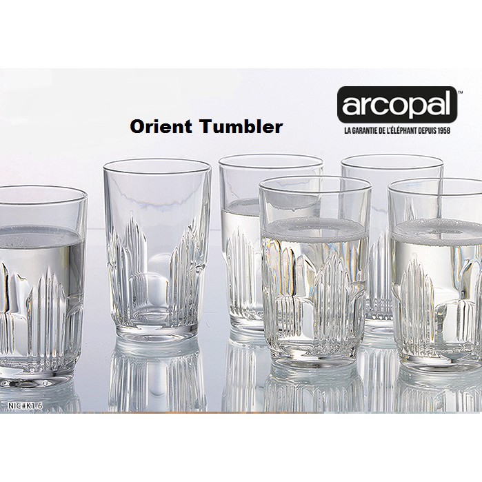 6pcs Arcopal Glass Tumbler Gelas Arcopal Shopee Malaysia 9042