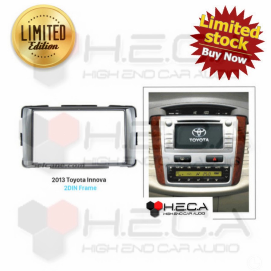 Frame Oem-Fit Head Unit Double Din Audio Tape for TOYOTA INNOVA Cars ...