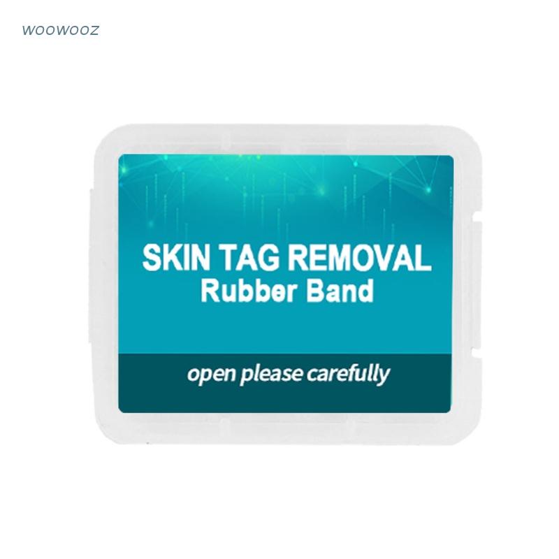 lucky* 30pcs Skin Tag Remover Rubber Band Painless Tool for Wart Acne