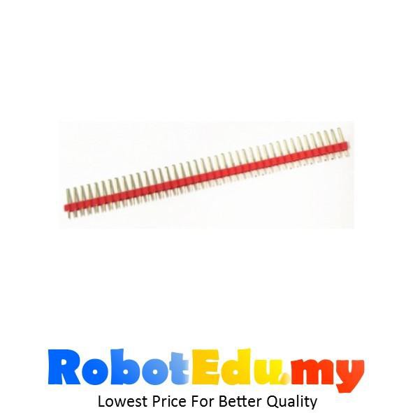 2.54mm Red White Yellow Colours Straight Male Pin Header Pins 1x40ways