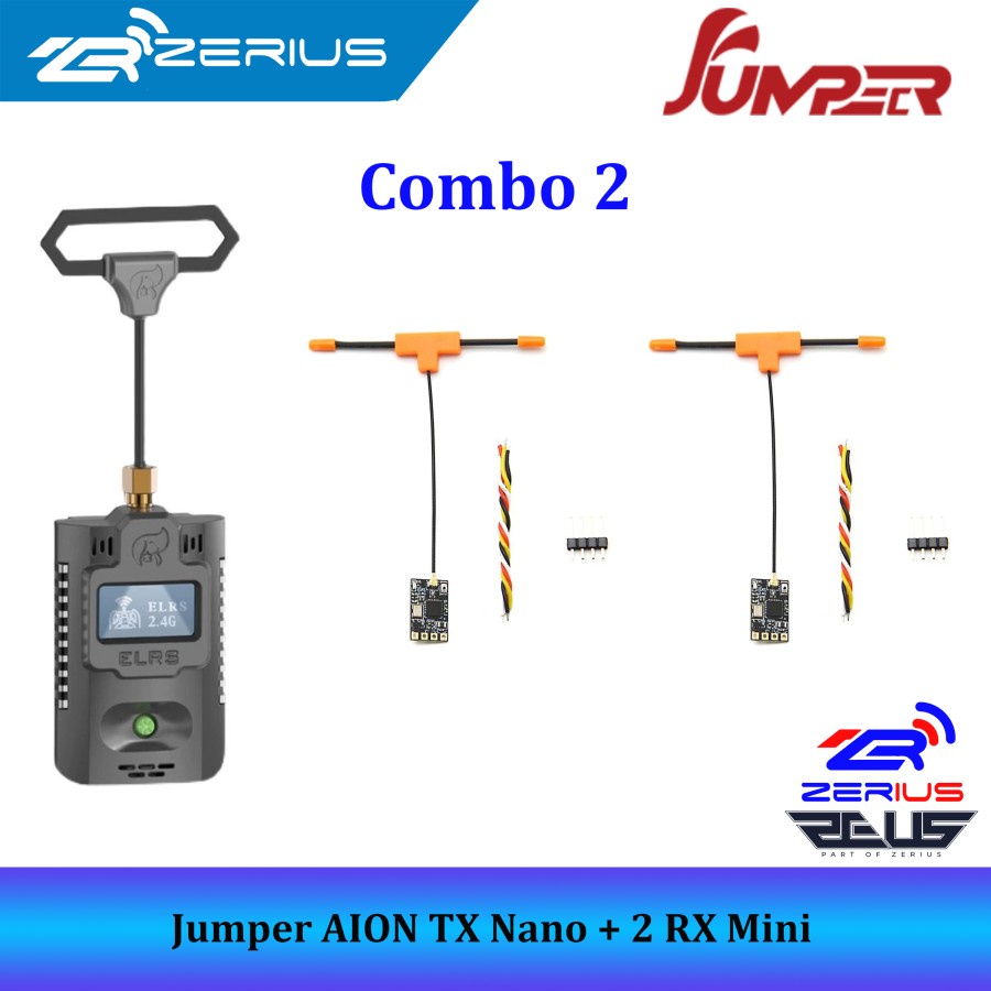 Jumper AION TX Nano ELRS 2.4GHz 500mw with OLED for TPro Tlite Zorro ...