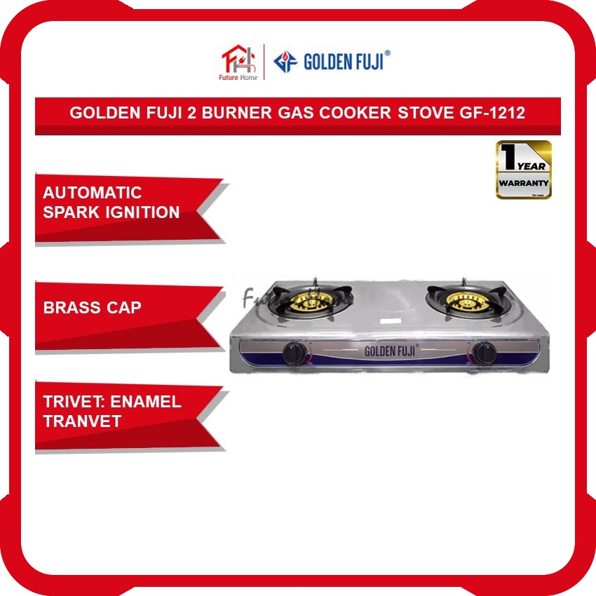 Golden Fuji Burner Gas Cooker Stove Gf Shopee Malaysia