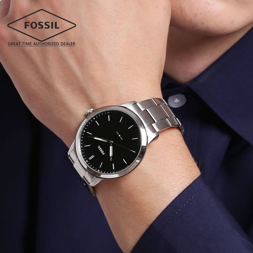 FOSSIL Watch FS5307 The Minimalist Slim Three Hand Stainless Steel Gent s Watch Shopee Malaysia