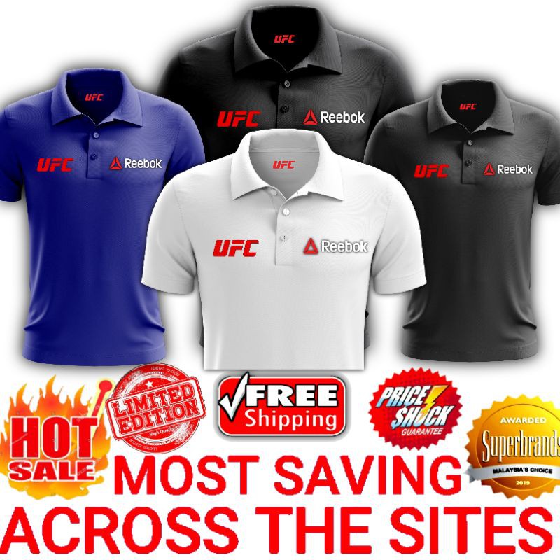 reebok polo shirts mens sale