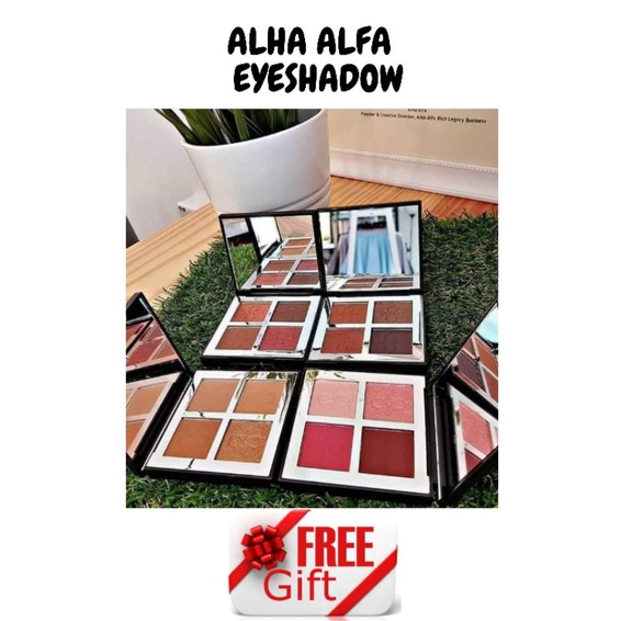 💥ALHA ALFA EYESAHDOW [ CLEARENCE STOK] 💯 ORIGINAL HQ with FREE GIFT 🎁🎁 ...