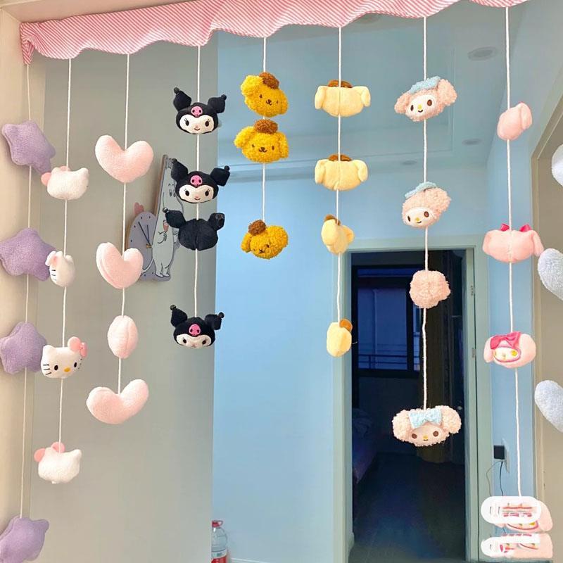 Sanrio Melody Pudding Dog Hello Kitty Door Curtain Partition Curtain ...