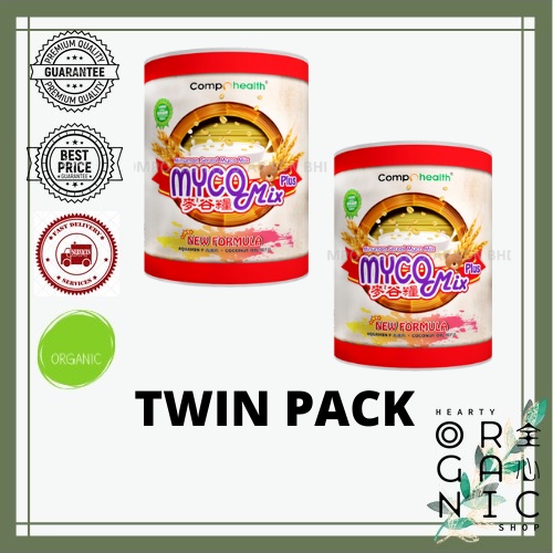 Compo Health Myco Mix Cereal Plus康宝麦谷粮 700g (New Formula) HALALX 2 tins ...